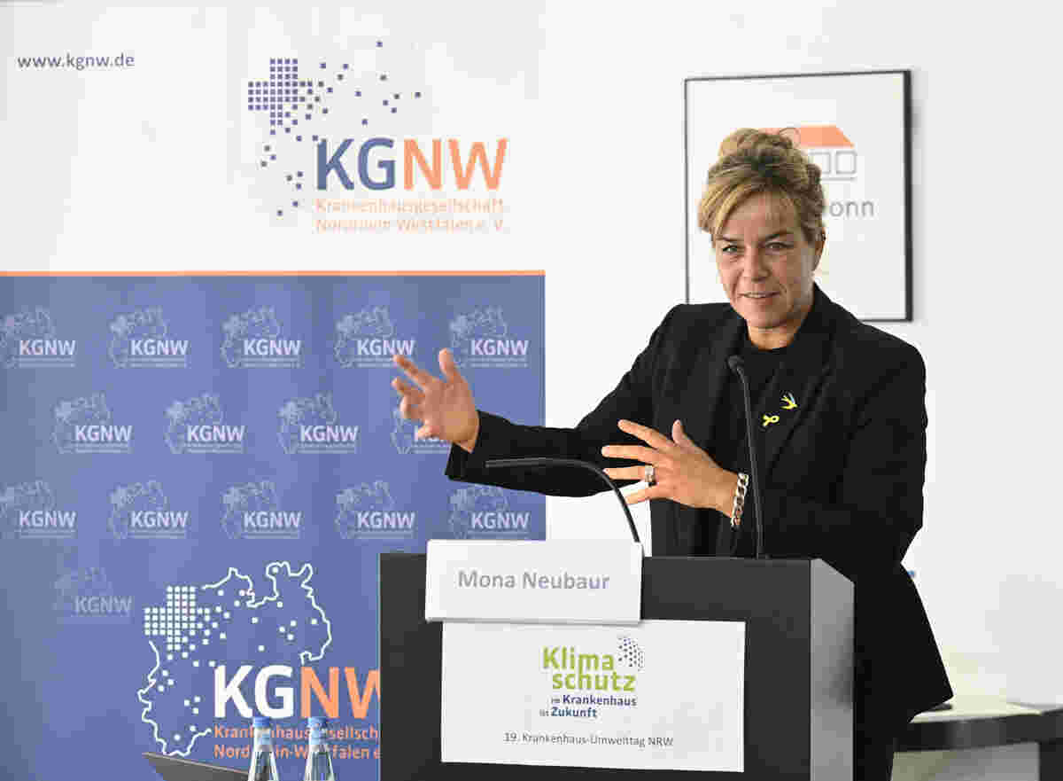 NRW-Klimaschutzministerin Mona Neubaur 